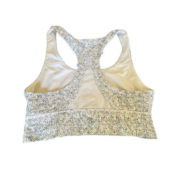 Racerback Sports Bra with Mesh Insert Medium geo print - Picture 2 of 6